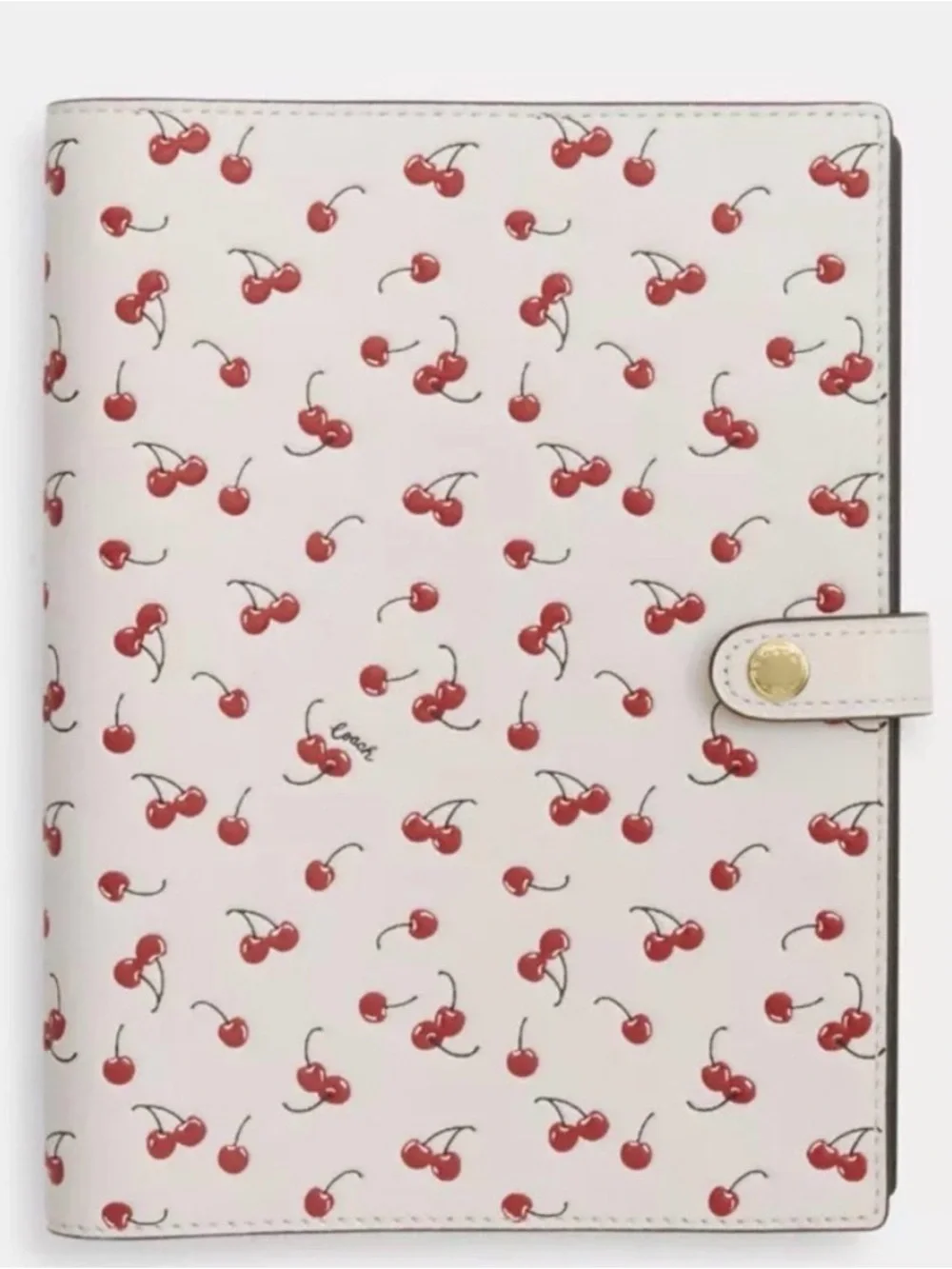 BRAND NEW WITH TAGS COACH Notebook With CHERRIES